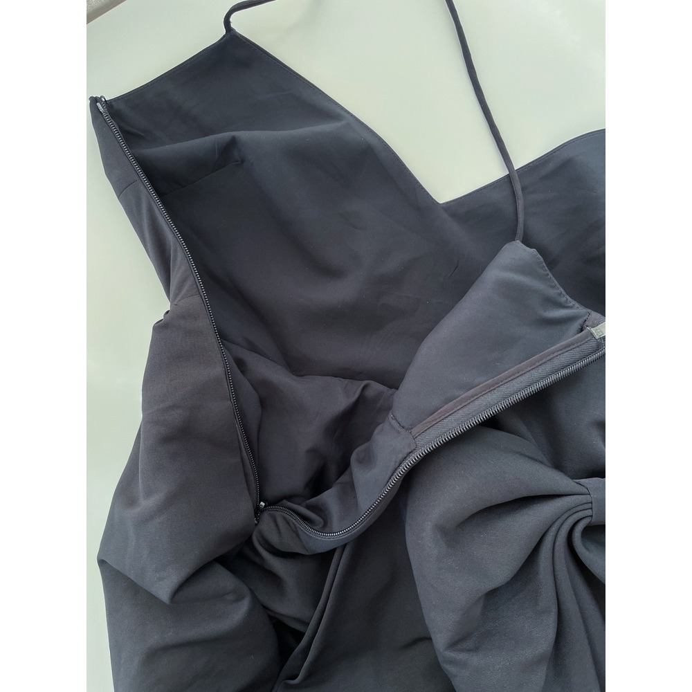 NEW Sachin & Babi Hadley V-Neck Back Bow Empire Gown Womens 10 Black - Picture 14 of 16